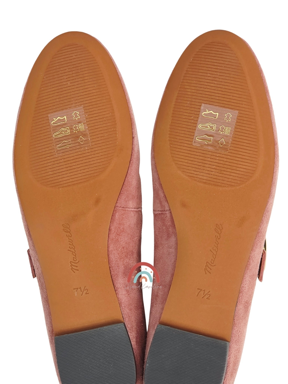 New! Madewell The Remy Mary Jane Flat in Leather Suede Rosy Mauve 7.5 - Picture 14 of 16